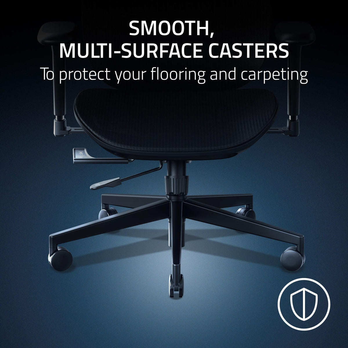 Razer Fujin Breathable Mesh Ergonomic Gaming Chair with 3D Armrests & Synchro-Tilt